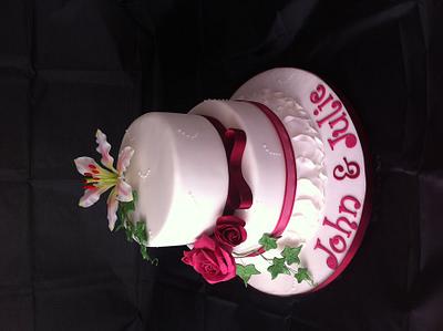 Ruby anniversary - Cake by Karen