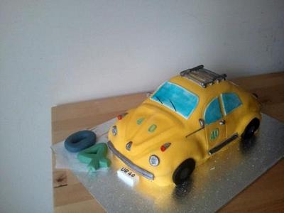 VW beetle - Cake by tubachick