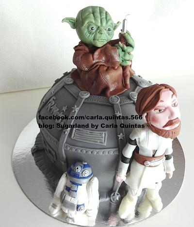 star wars - Cake by carlaquintas