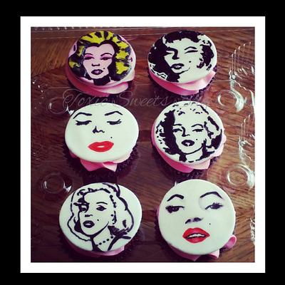 Marilyn Monroe Cupcakes - Cake by Joyce Marcellus