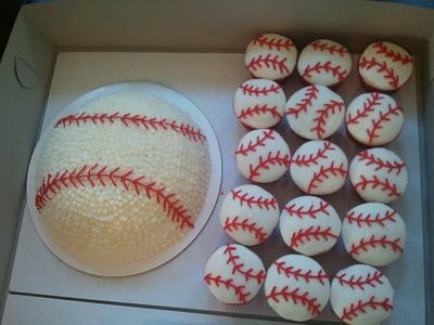 Baseball - Cake by Sandy 