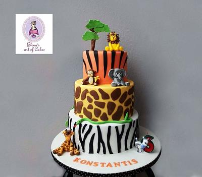 Safari cake - Cake by elenasartofcakes