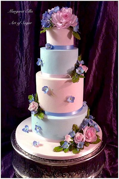 Pretty Pastels - Cake by Margaret Ellis - Art of Sugar
