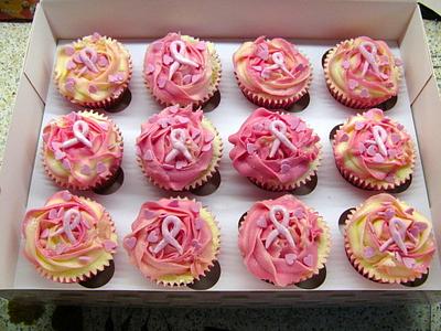 Cupcakes baked for the McMillan Coffee Morning Tomorrow - Cake by Yvonne Beesley