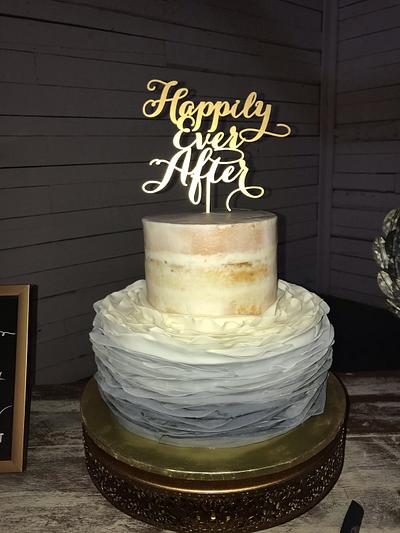 Rustic Wedding Cake - Cake by Theresa