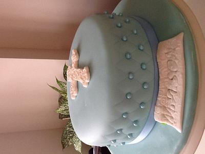 First quilted christening cake - Cake by Pepitas