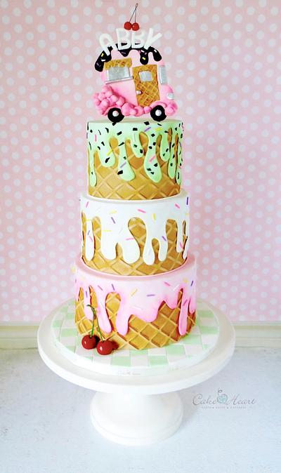 Ice cream truck - Cake by Cake Heart