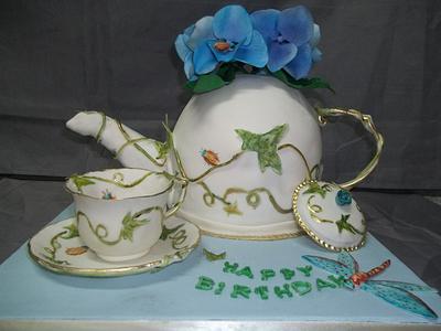 Tea is served - Cake by Willene Clair Venter