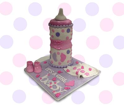 Baby Bottle Cake - Cake by MsTreatz
