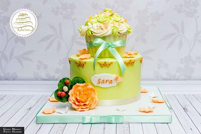 green cake - Cake by saracakesdecorator