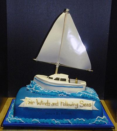 Fair Winds and Following Seas - Cake by Sweets By Monica