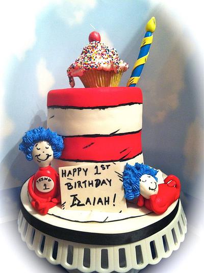 Dr.Seuss 1st Birthday  - Cake by Heidi