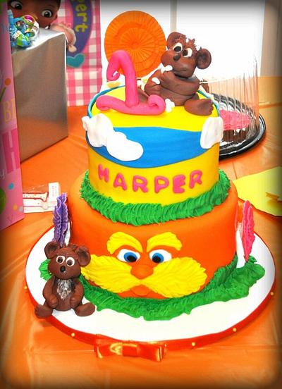 The Lorax - Cake by Colormehappy