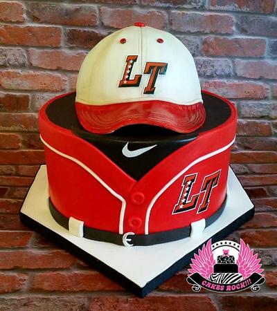 Baseball Cap & Uniform Cake - Cake by Cakes ROCK!!!  