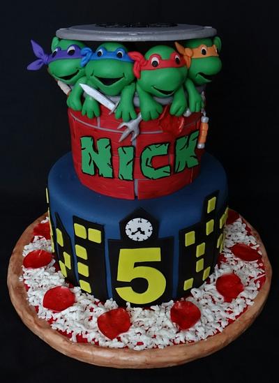 Teenage Mutant Ninja Turtles - Cake by BellaCakes & Confections