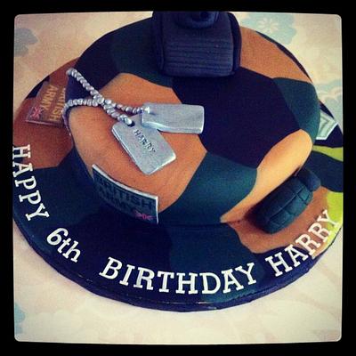 Army themed birthday cake - Cake by Sweet Treats of Cheshire