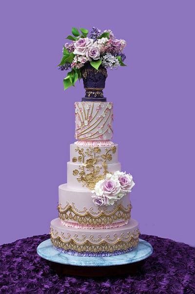 OSSAS Silver award cake, Lavishly Lilac - Cake by Pamela Jane