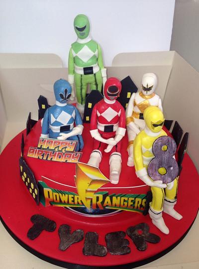 Power rangers - Cake by Kirstie's cakes