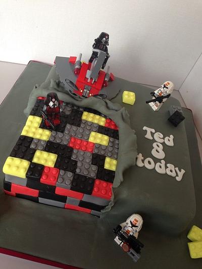 Star Wars themed Lego Cake - Cake by Sarah