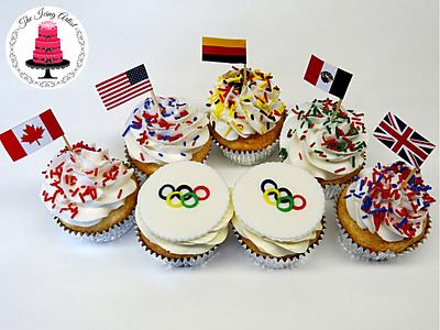 Olympic themed Cupcakes! - Cake by The Icing Artist