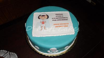 Torta y cupcakes para el Día de la Enfermera - Cake by FannyDelmy