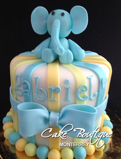 Elephant Gabriel - Cake by Cake Boutique Monterrey