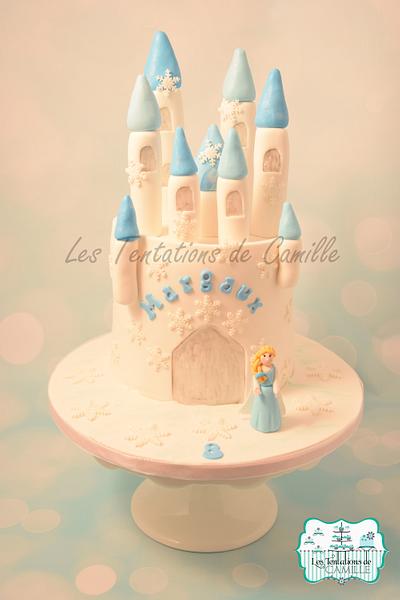 Frozen Castle Cake - Cake by Les Tentations de Camille