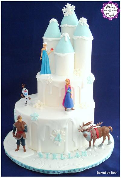 Frozen castle cake - Cake by BakedbyBeth