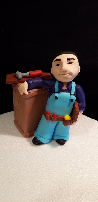 Mr Handyman  - Cake by Cristina Arévalo- The Art Cake Experience
