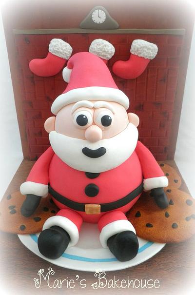 Le Pere Noel A Faim for Bake A Christmas Wish - Cake by Marie's Bakehouse