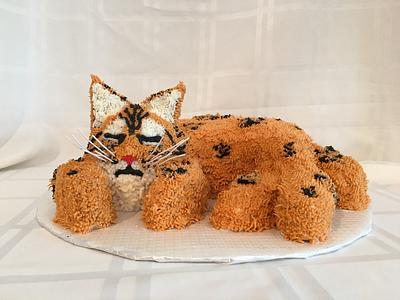 Sleeping Cat - Cake by Brandy-The Icing & The Cake