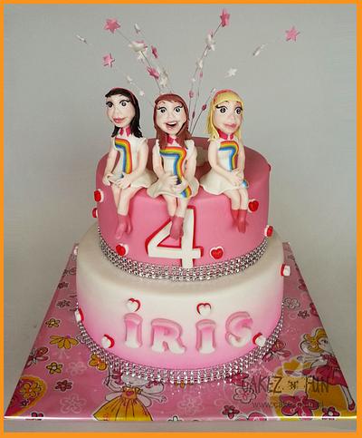 Belgian Girlband "K3" having a party!! - Cake by Dirk Luchtmeijer
