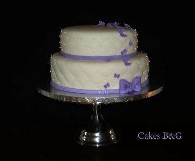 Baptism Cake - Cake by Laura Barajas 