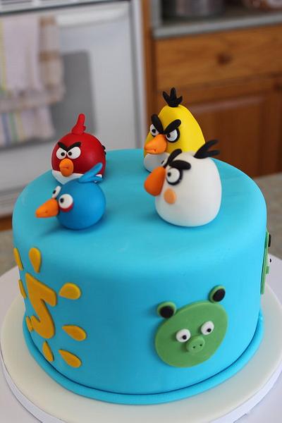 Angry Birds Cake - Cake by Dana