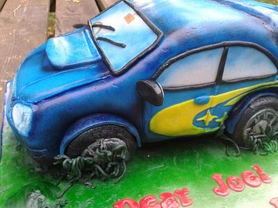 Subaru Impreza - Cake by FANCY THAT CAKES