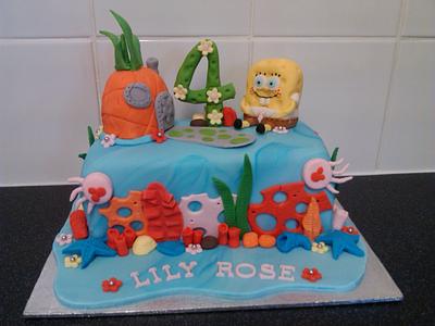 spongebob xx - Cake by Terrie's Treasures 