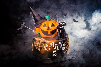 My Daughter's Spooky Halloween Birthday Cake - Cake by Jake's Cakes