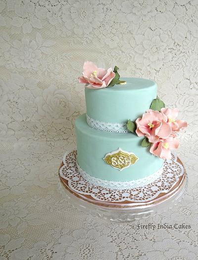 Inspired by Erica Obrien Cake Design. - Cake by Firefly India by Pavani Kaur