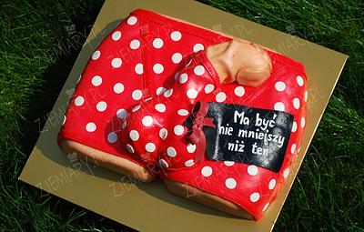 panties in dots - Cake by Anna Krawczyk-Mechocka