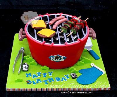 BBQ Grill - Cake by Sweet Treasures (Ann)