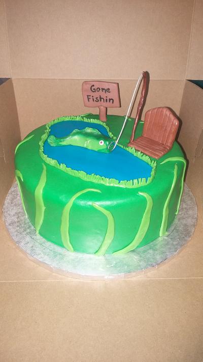 Fishing theme birthday - Cake by m1bame