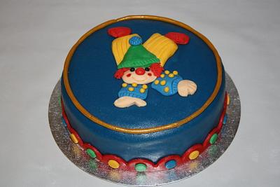 Chearful birthday clown - Cake by Roos Simbula
