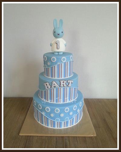 Miffy birthday cake - Cake by Op en Top Taart