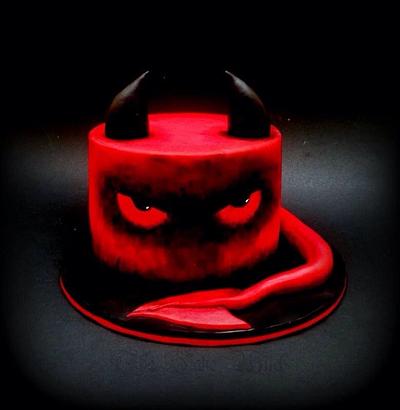 Red Devil - Cake by Nessie - The Cake Witch