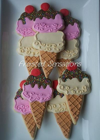 Ice cream cookies! - Cake by Virginia