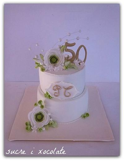 Gold wedding - Cake by Pelegrina