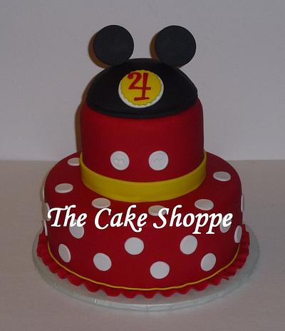Mickey & Minnie cake - Cake by THE CAKE SHOPPE