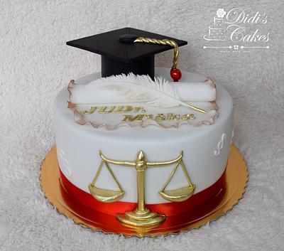 Law Theme Cake . . This cake went out for a client who is getting  graduated🎓 Very happy to do one ☺️ . . #law #lawtheme #graduati... |  Instagram