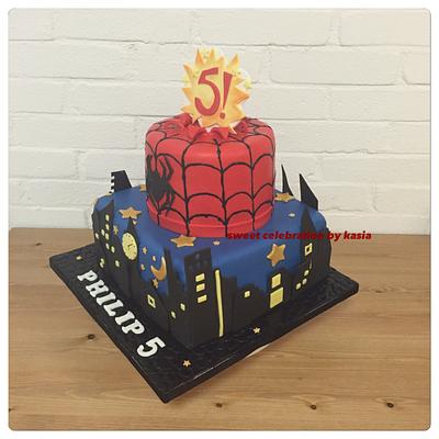 Spiderman cake - Cake by Sweet Celebtation