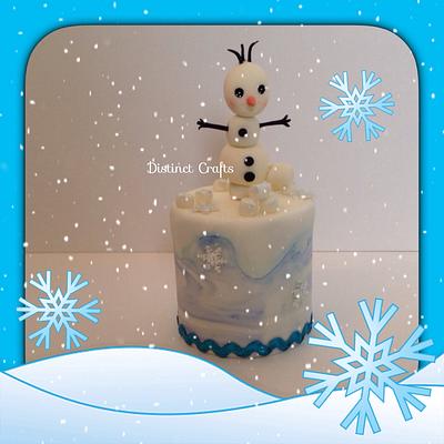 Olaf Frozen Theme Cake - Cake by Distinctcrafts